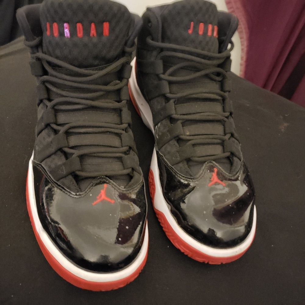 Red and Black Jordans